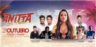 Anitta faz show em Poços de Caldas