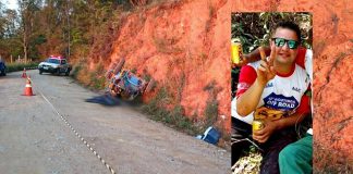 Homem morre após capotar gaiola de trilha na zona rural de Jacutinga