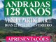 Programação do aniversário de Andradas